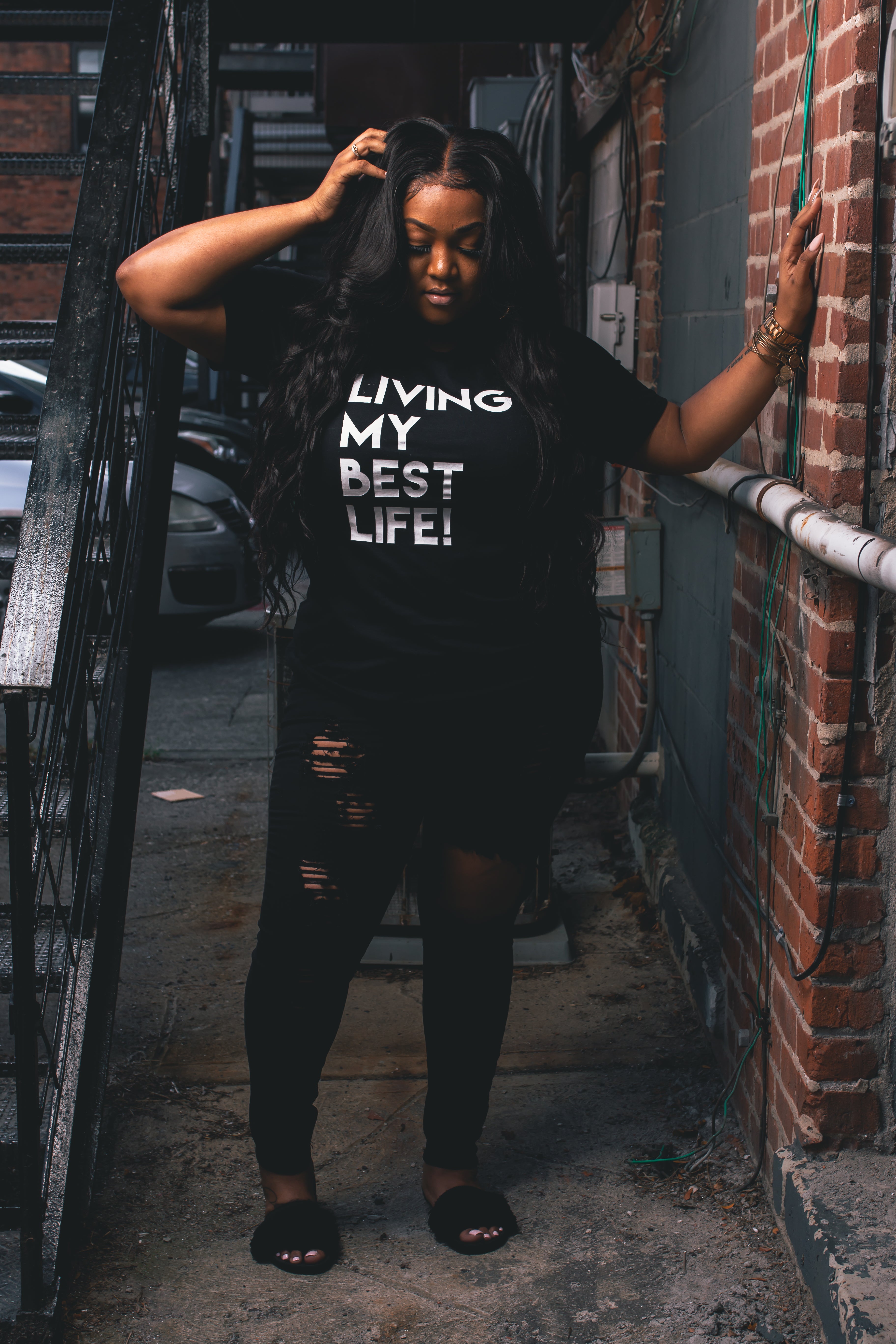 "Living my best life!"