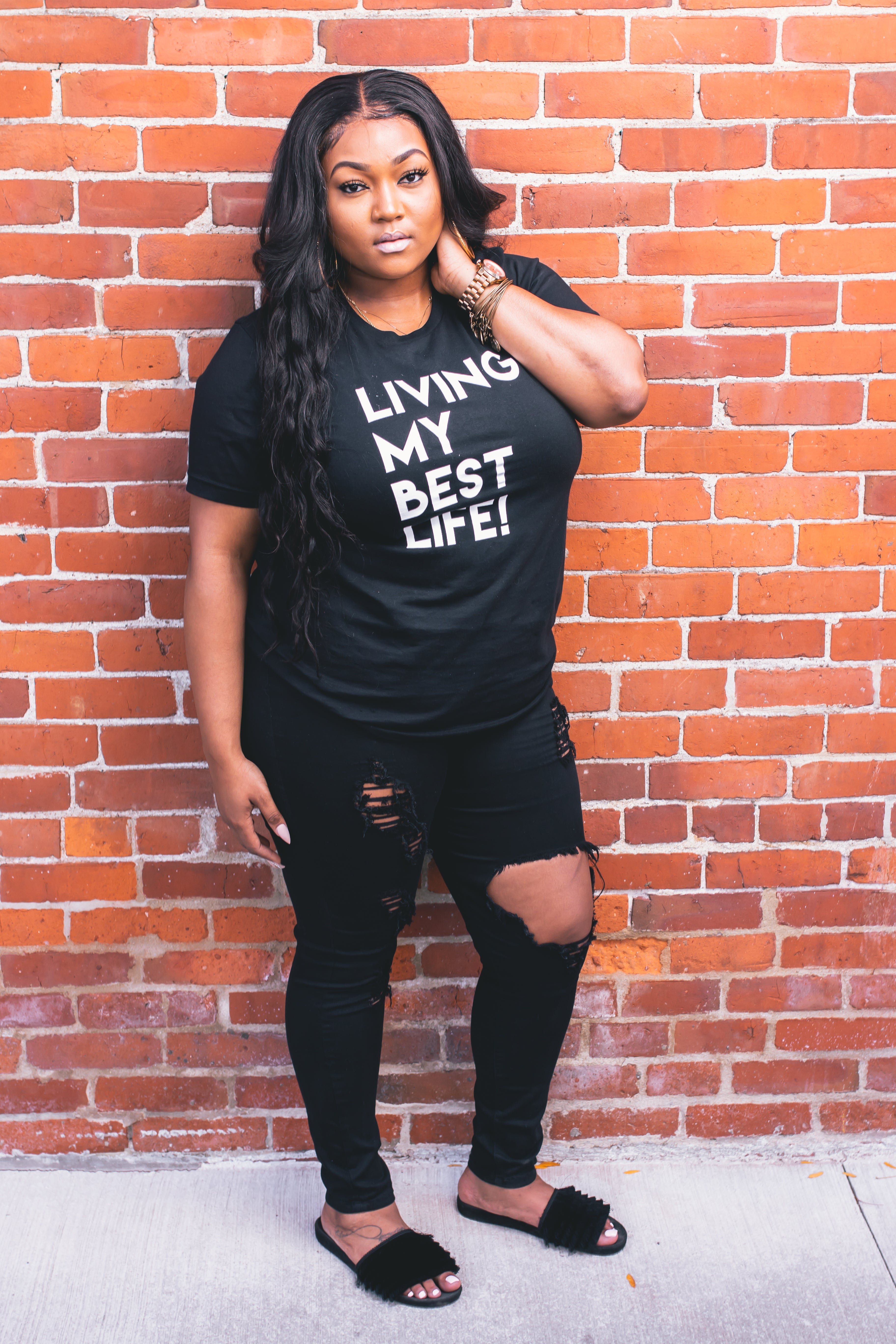 "Living my best life!"
